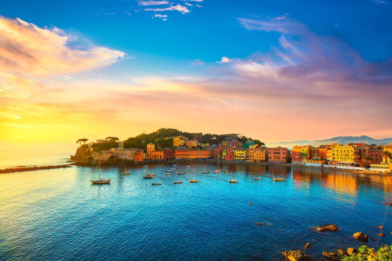 20 21 - Case Levante-Ponente con Terrazzo - CENTRO città, Carruggio e Mare BAIA DEL SILENZIO a 500 m Sestri Levante Extérieur photo